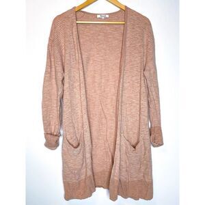 Madewell Blush Pink Cardigan Sweater Duster‎ S